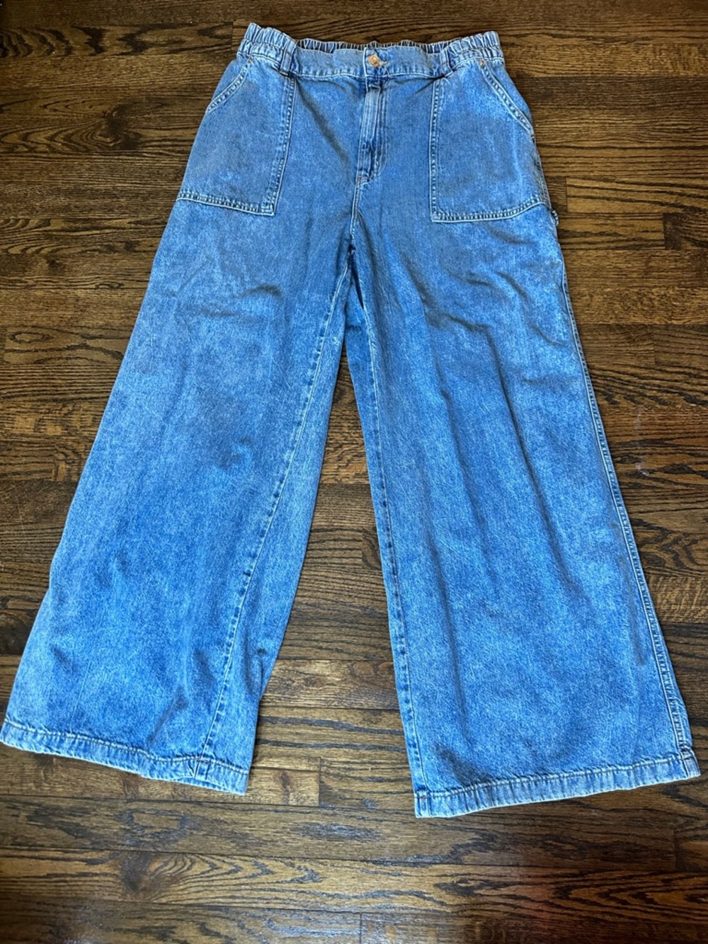 garage denim baggy carpenter jeans , size 13 /30 US